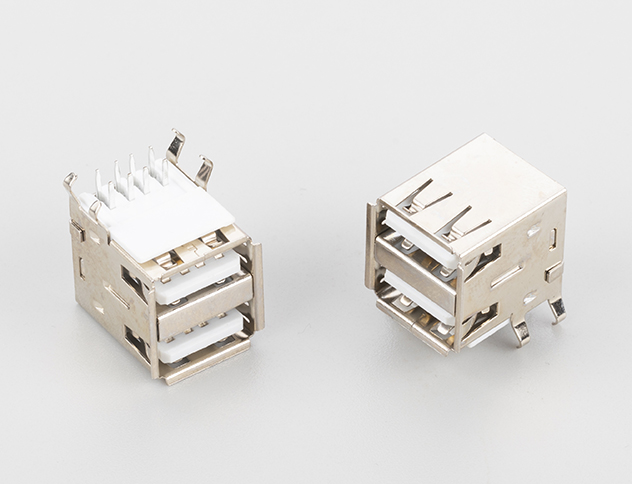 USB AF 90° DIP DOUBLE